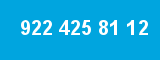 922 425 81 12